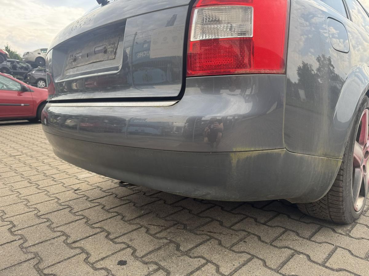 Audi A4 8E original Stossf&auml;nger Sto&szlig;stange hinten LX7Z Delfingrau Metallic Kombi Bj.2002